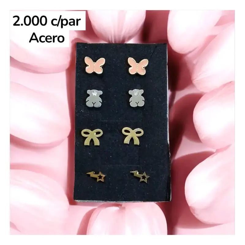 Aros Plata 925 diseño variado - 3
