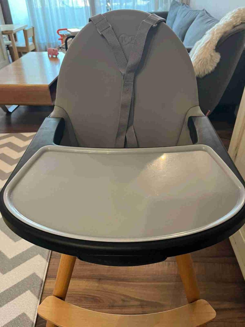 Silla de comer para bebé kinderkraft 2 en 1