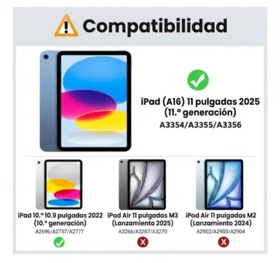 funda carcasa para iPad A16 Smart cover - miniatura 2