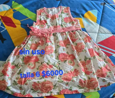 Vestido floral niña sin uso - miniatura 1