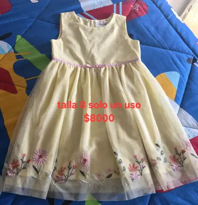 Vestido floral niña sin uso - miniatura 4
