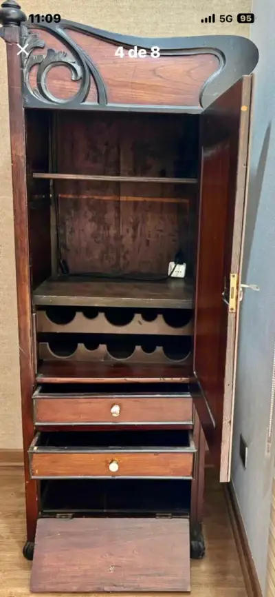 Mueble  antiguo de madera - miniatura 4