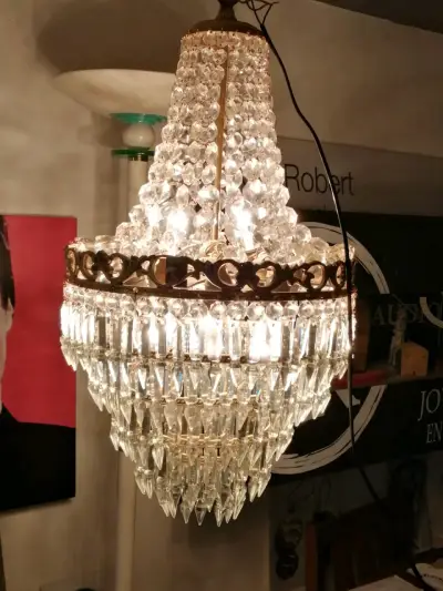 Lámpara de cristal colgante, al costo - miniatura 1