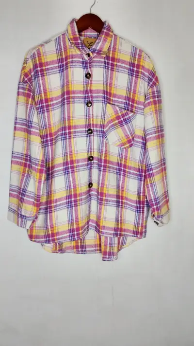 Camisa de franela a cuadros - miniatura 1