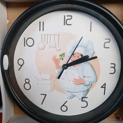 Reloj de pared con diseño de chef - miniatura 2