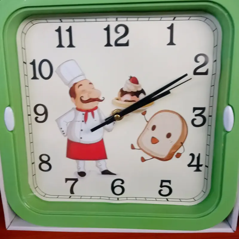 Reloj de pared con diseño de chef - 3