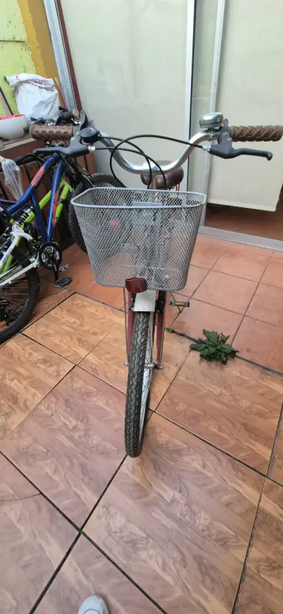 Bicicleta rosada de paseo - miniatura 3