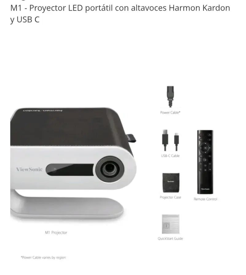 Proyector LED ViewSonic portátil - 3