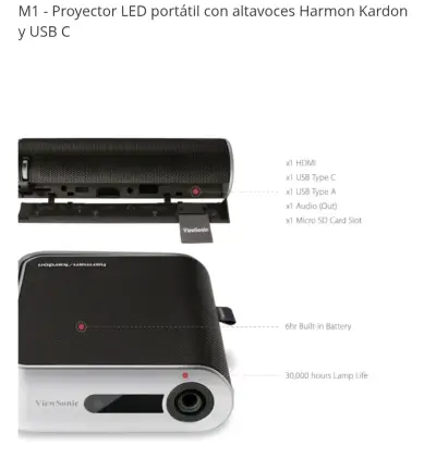 Proyector LED ViewSonic portátil - miniatura 5