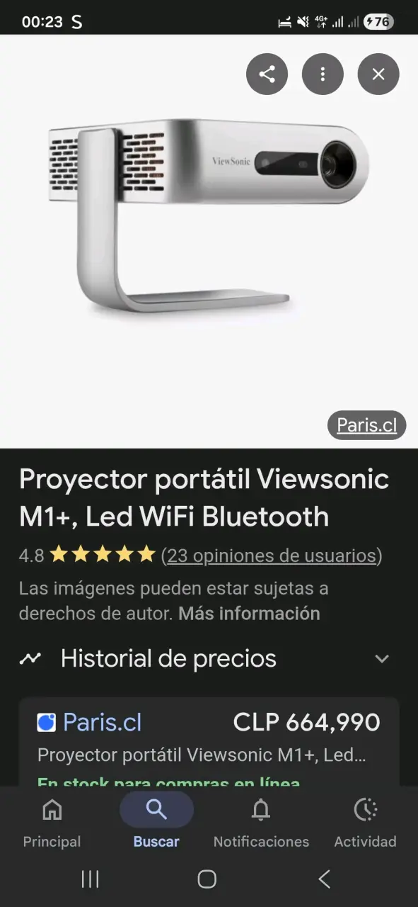 Proyector LED ViewSonic portátil - 6