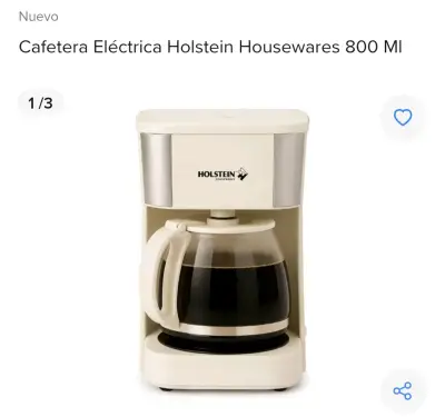 Cafetera Eléctrica Holstein 800ml - miniatura 1