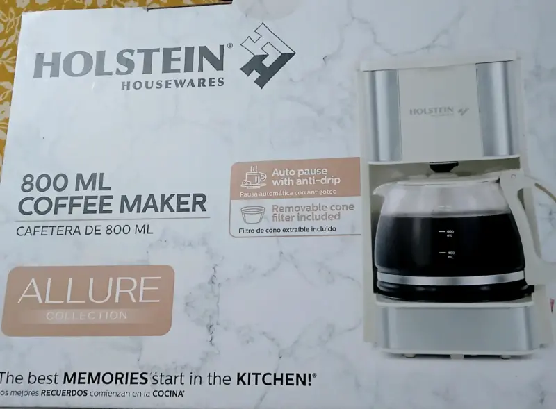 Cafetera Eléctrica Holstein 800ml - 3