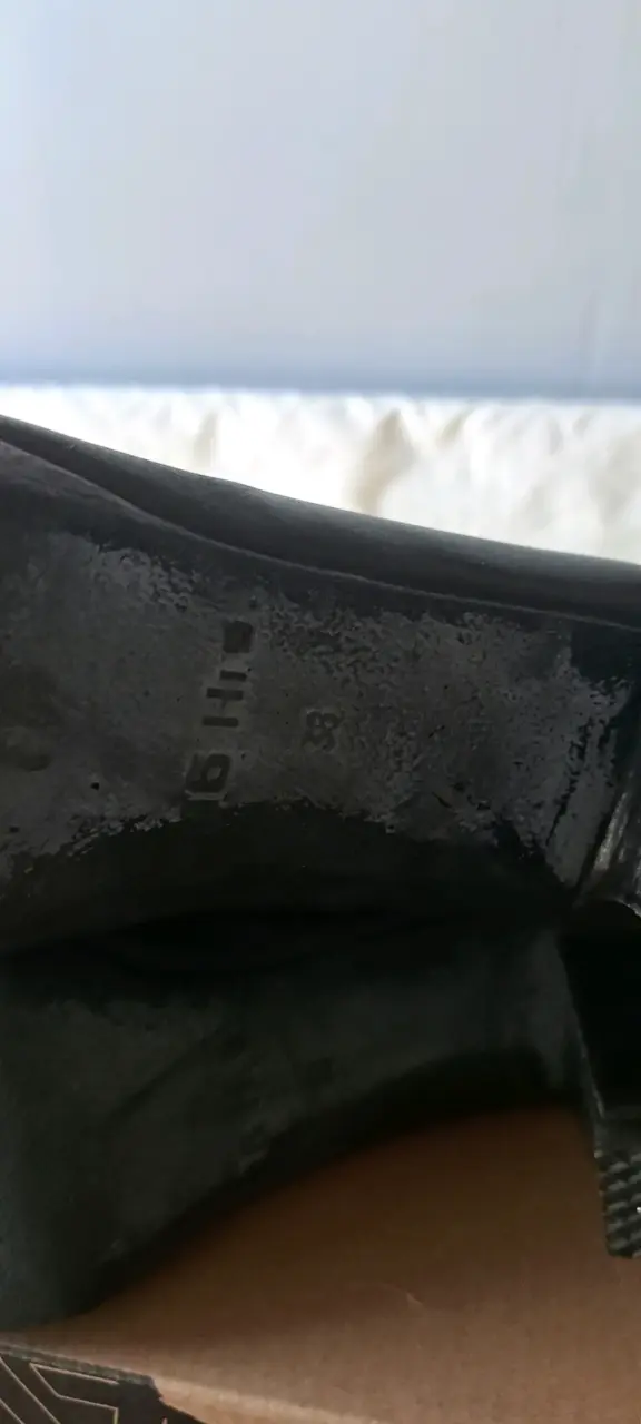 Botines de cuero negro con cierre - 3