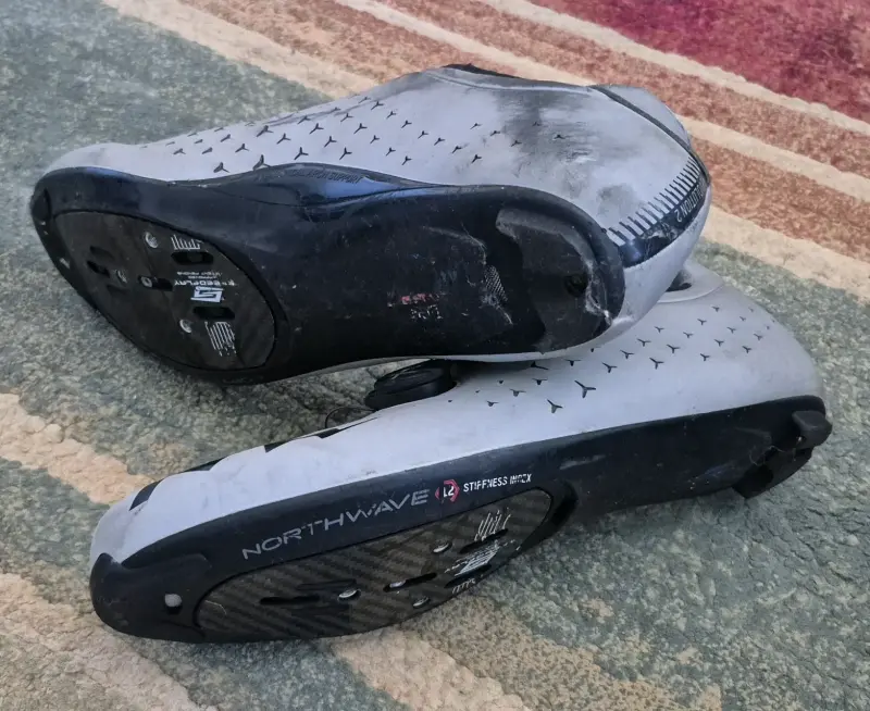 Zapatillas ciclismo blancas NW - 2