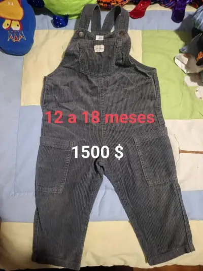 Jardinera para bebé gris 12-18 meses - miniatura 1