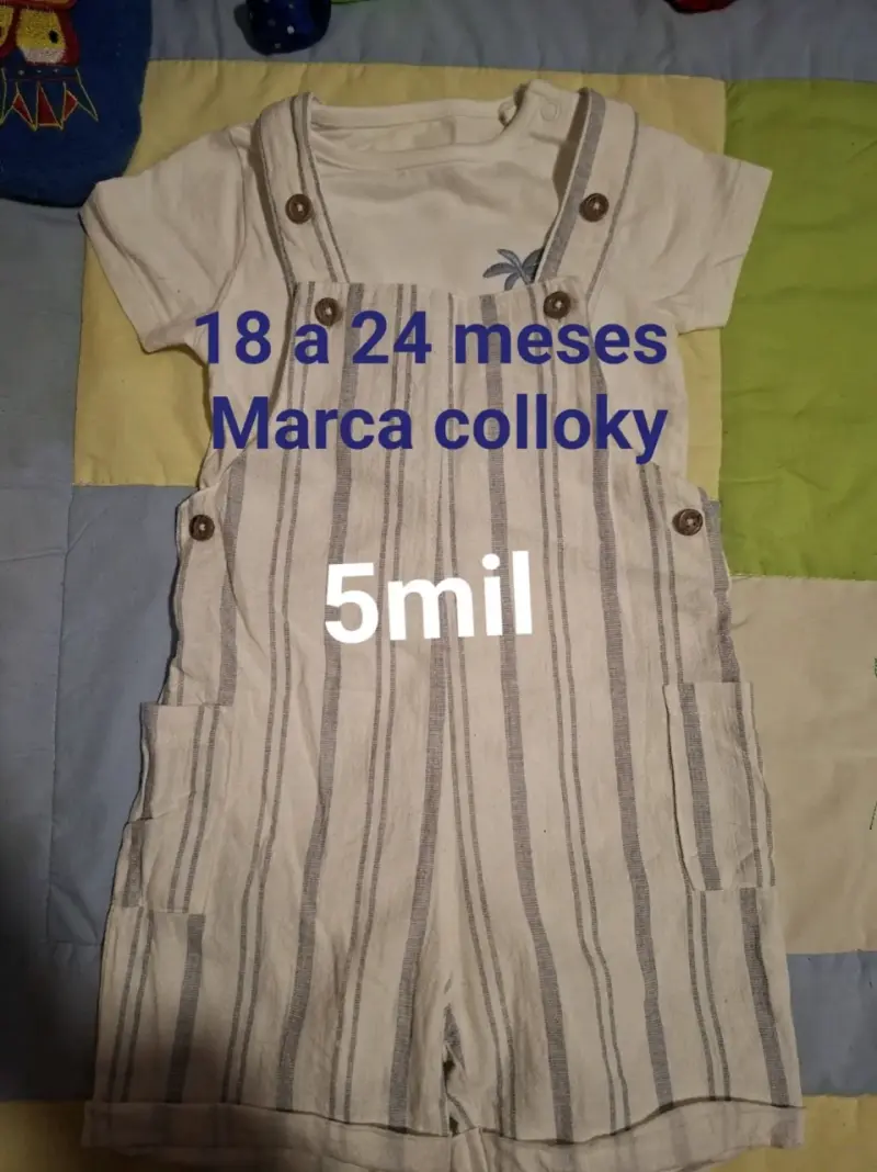 Jardinera para bebé gris 12-18 meses - 2