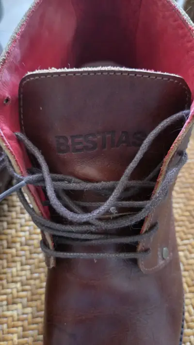Botas de cuero marrón Bestias - miniatura 1