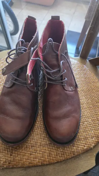 Botas de cuero marrón Bestias - miniatura 3