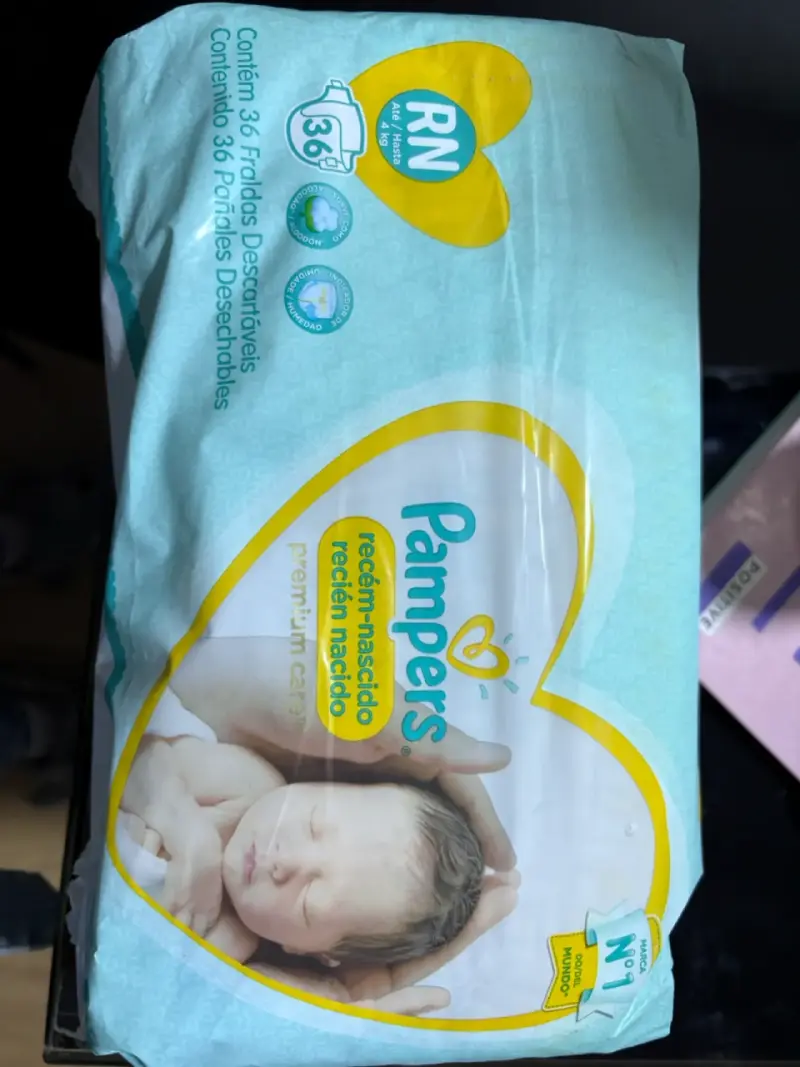 Pañales Pampers RN 36 unidades