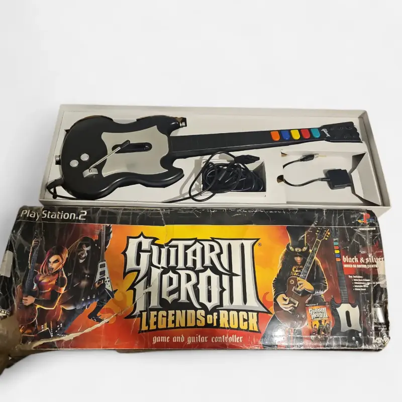 Guitarra Guitar Hero PS2 en caja original - 1