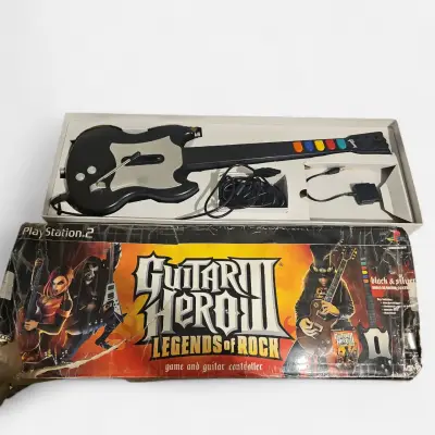 Guitarra Guitar Hero PS2 en caja original - miniatura 1