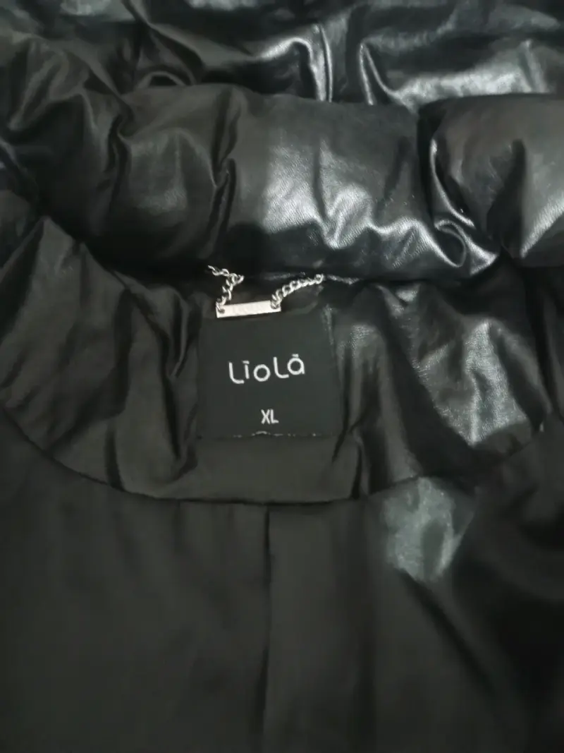 Parka negra acolchada - 2