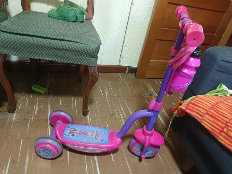 Scooter infantil rosado - 3