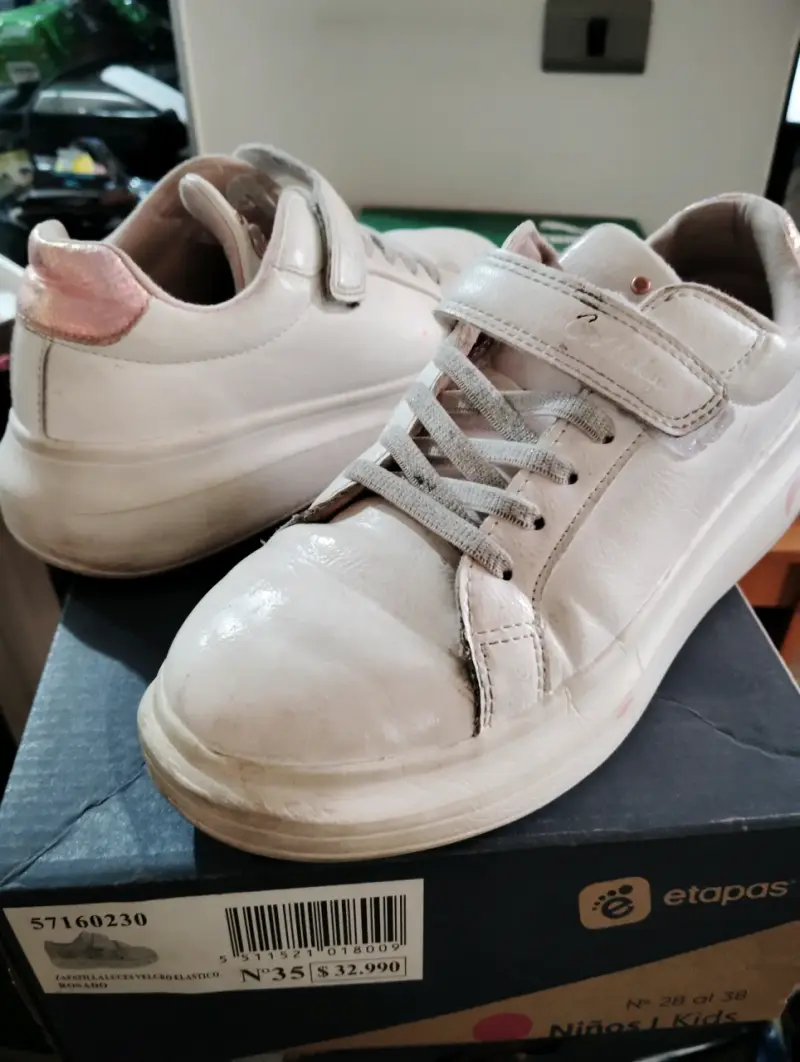 Zapatillas deportivas negras y rosas - 5