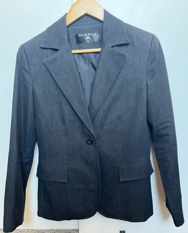 Blazer azul Alaniz talla 42 - 1