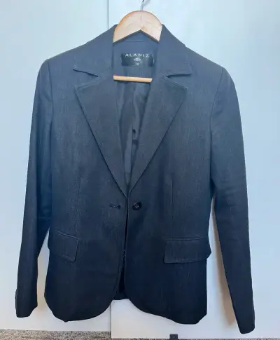 Blazer azul Alaniz talla 42 - miniatura 4