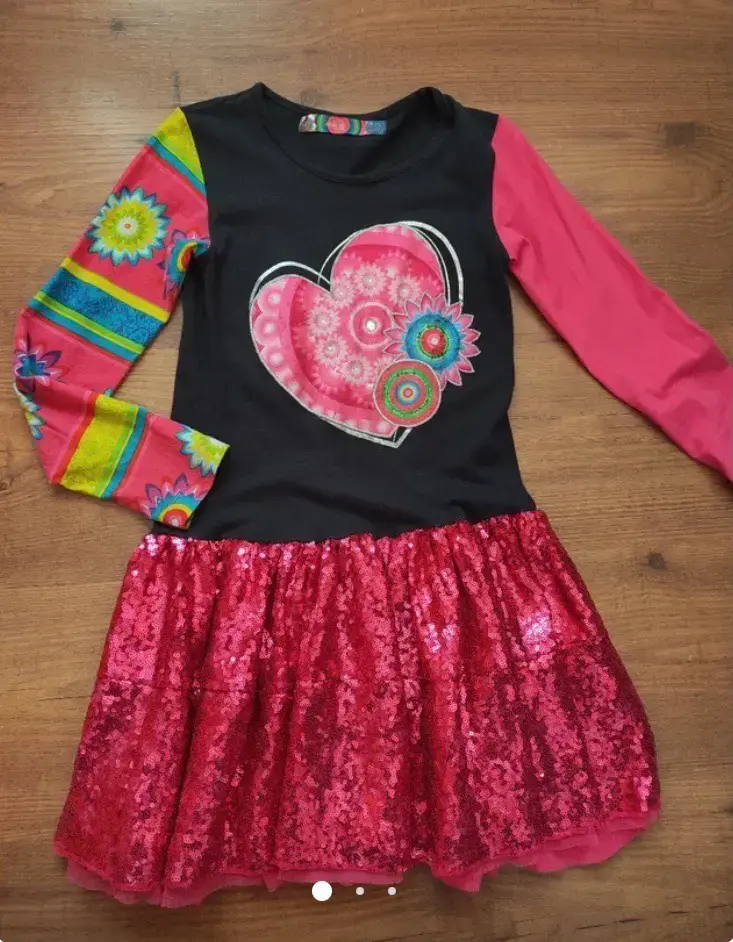 Vestido infantil marca Desigual