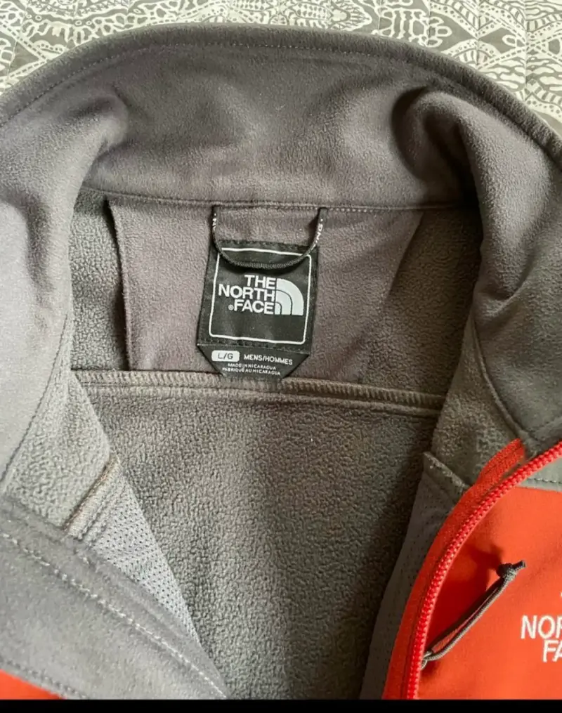 Chaqueta The North Face naranja y gris - 4