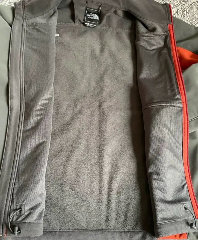 Chaqueta The North Face naranja y gris - 5