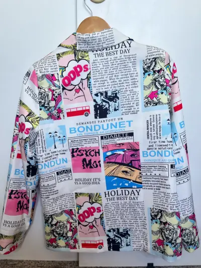 Blazer estampado de cómic - miniatura 2
