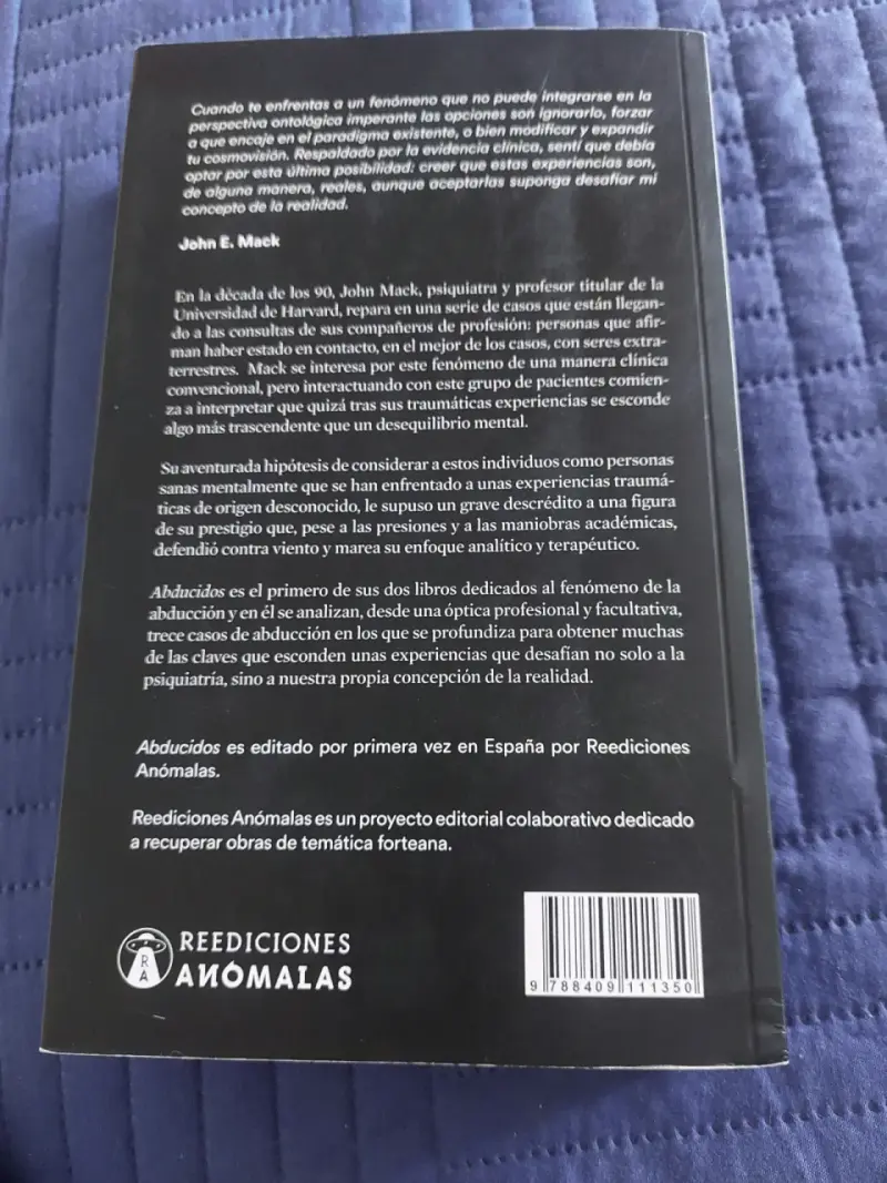 Libro Abducidos de John E. Mack - 2