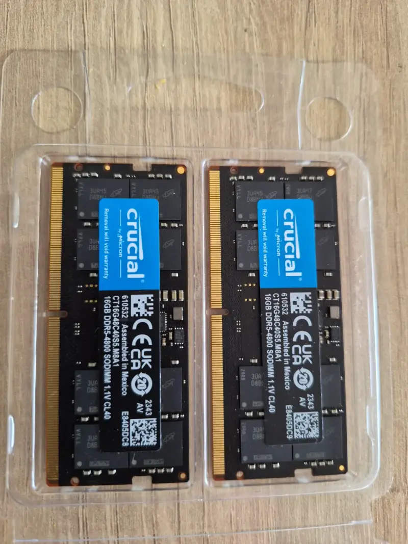 Kit Memoria RAM notebook Crucial DDR5 32GB (2x16) - 2