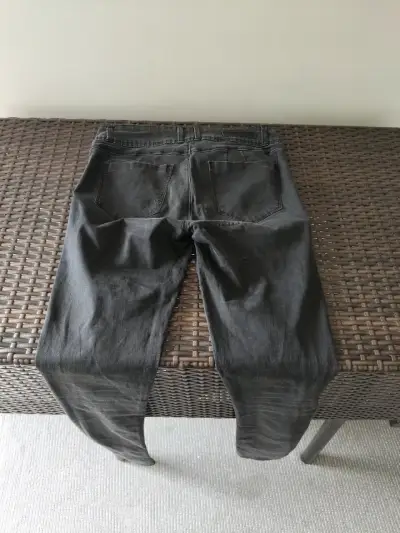 Pantalones jeans negros usados - miniatura 2