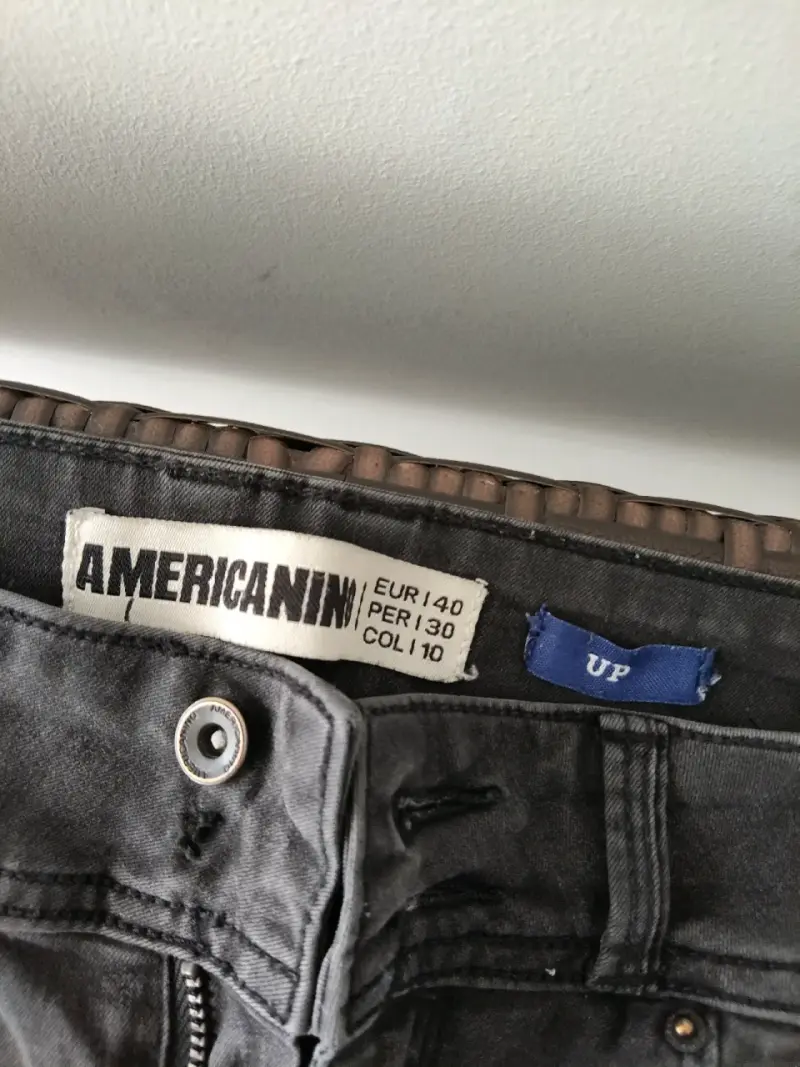 Pantalones jeans negros usados - 3