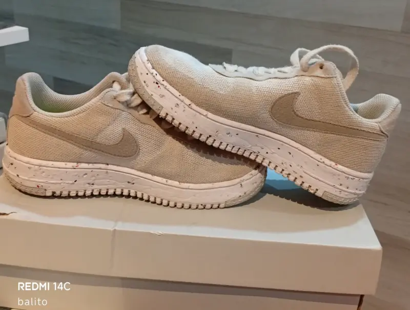 Zapatillas Nike Air Force beige - 2