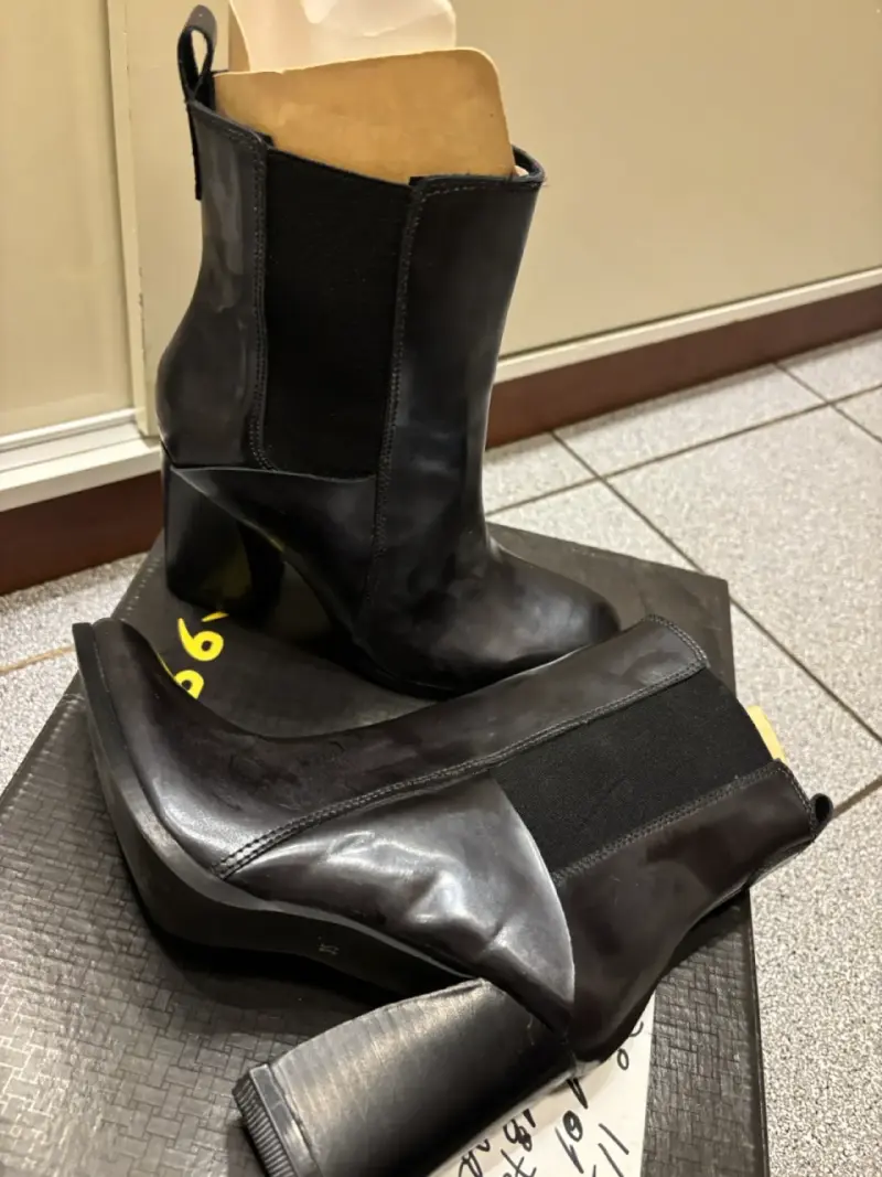 Botines de cuero negros MINGO - 2