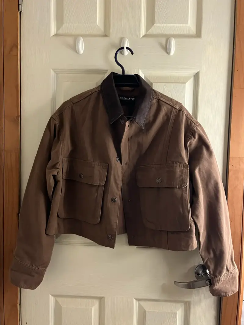 Chaqueta marrón barbados