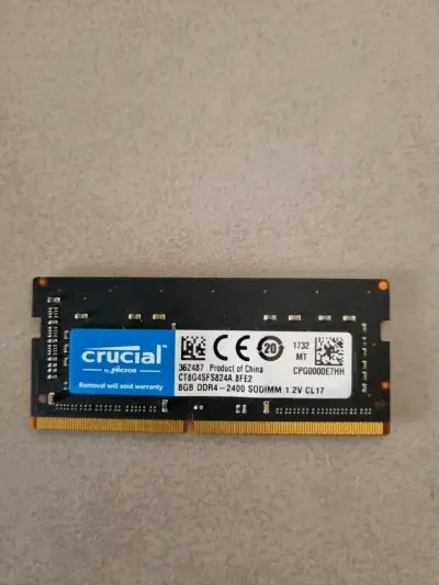 Memoria RAM Crucial 8GB DDR4 - miniatura 1
