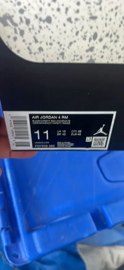 Zapatillas negras Air Jordan 4 - miniatura 3