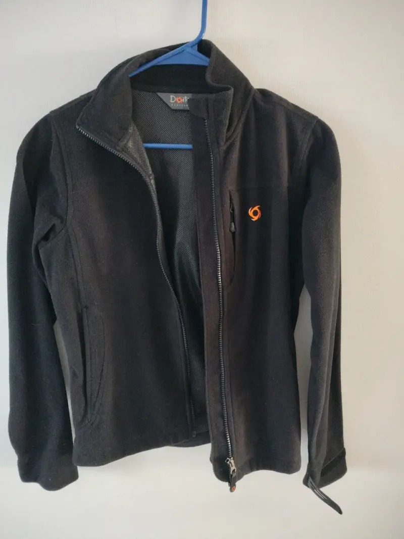 Chaqueta polar negra unisex