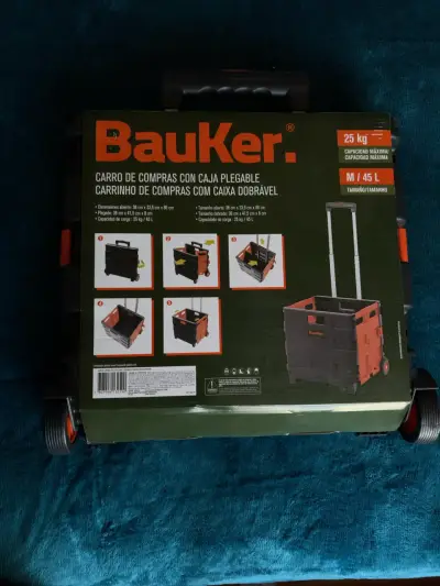 Carro de compras Bauker plegable - miniatura 1