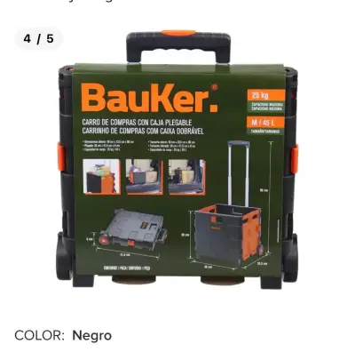 Carro de compras Bauker plegable - miniatura 3