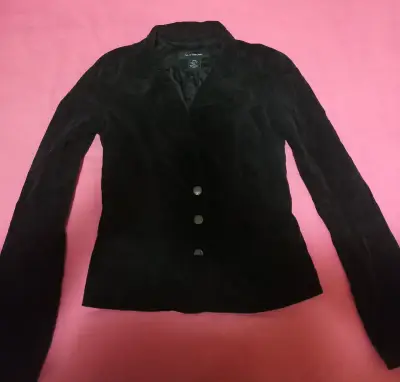 Chaqueta negra elegante mujer - miniatura 1