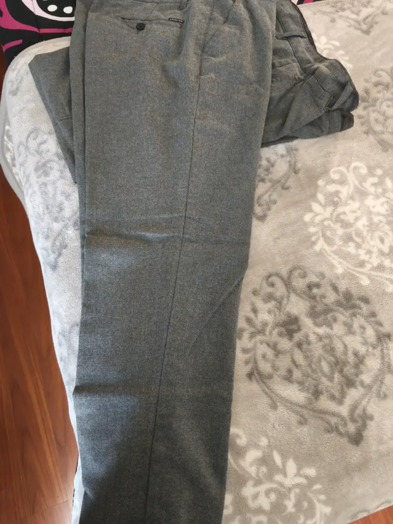 Pantalones de colegio gris hombre - 2
