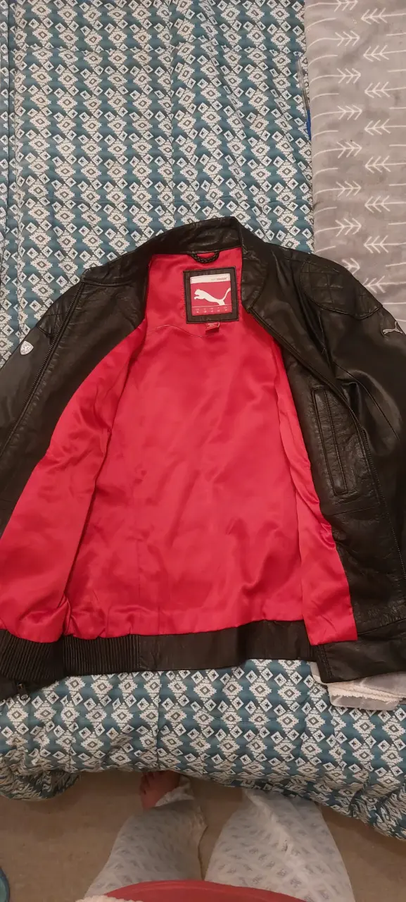 Chaqueta de cuero negra - 6