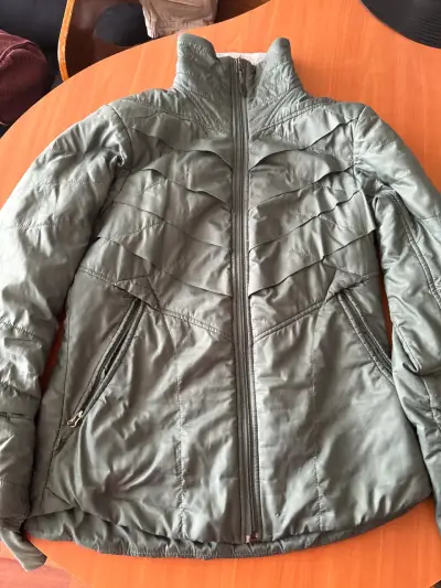 Chaqueta Columbia acolchada verde mujer - miniatura 1